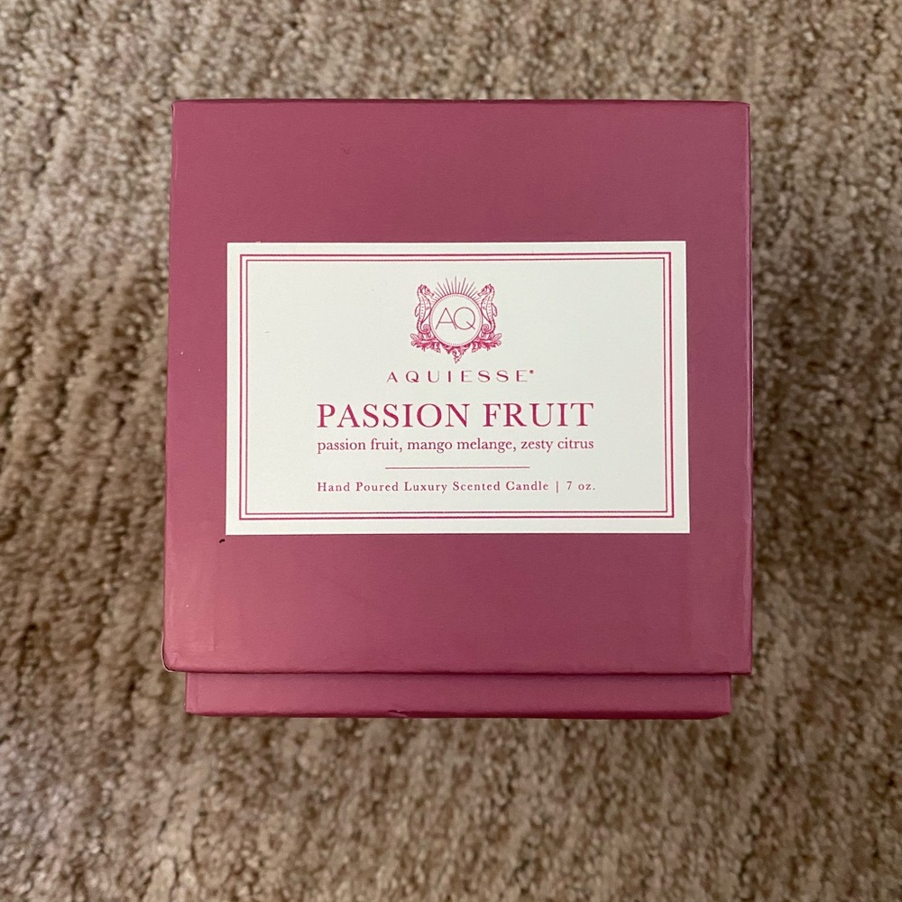 Aquiesse Passion Fruit Luxury Scented Candle 7oz Brand New in Box